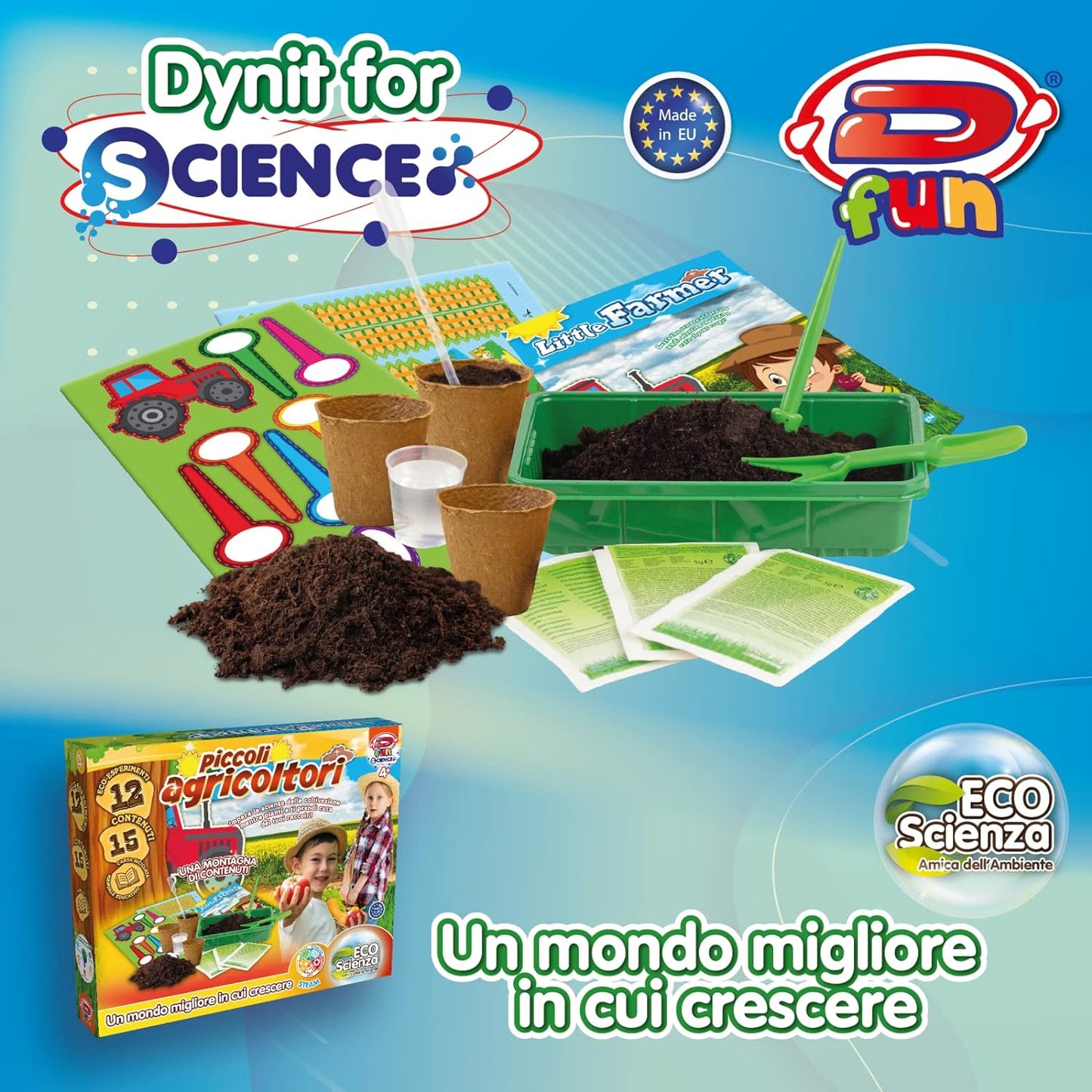 D-KIDZ DIP76715 Dynit for Science: Small Farmers, 38 x 30 x 6 centimetres