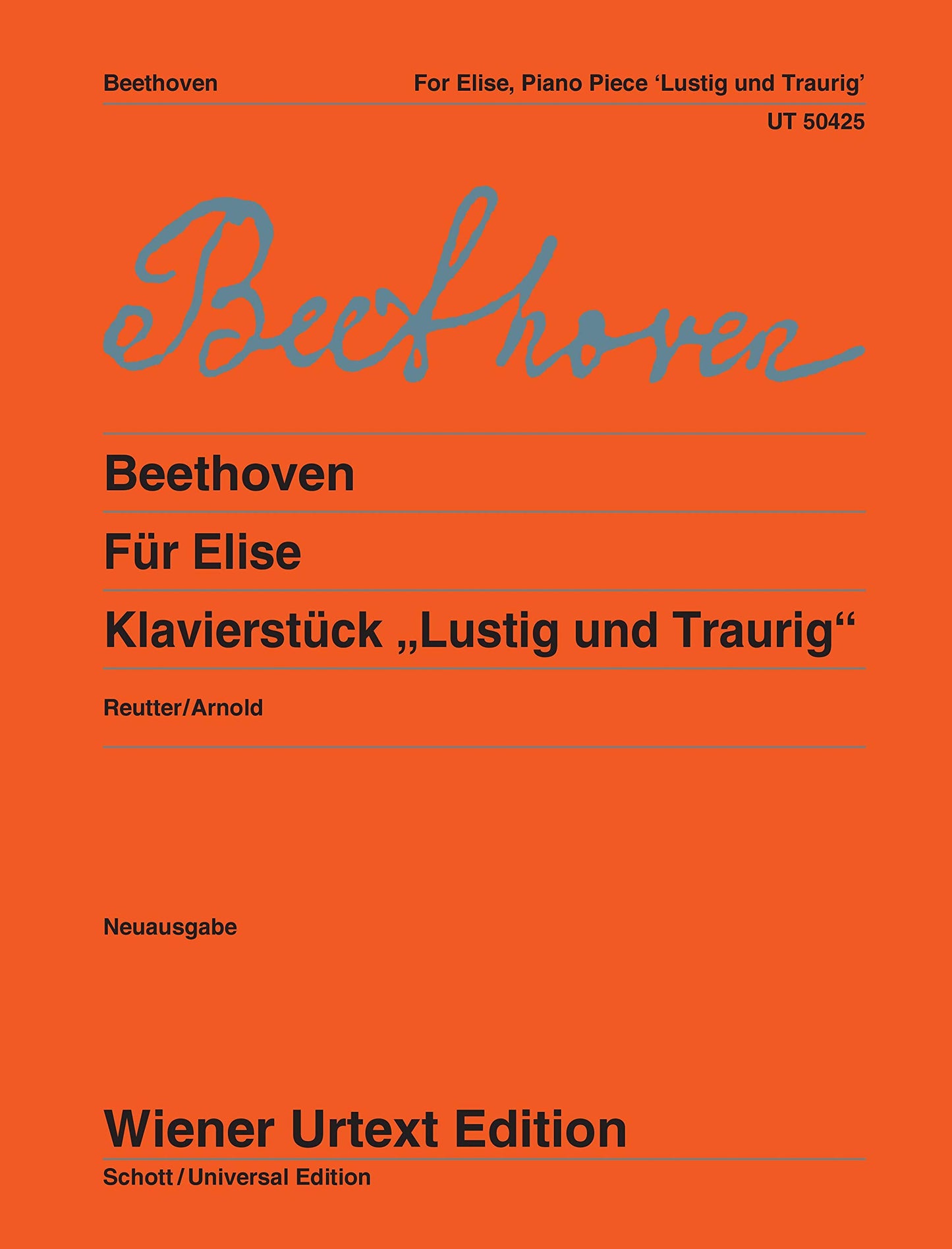Für Elise und Klavierstück Lustig - Traurig
