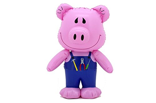 Wild Water Fun: Maialino 50 Cm (Assortimento Rosa/Azzurro) (Gonfiabile)