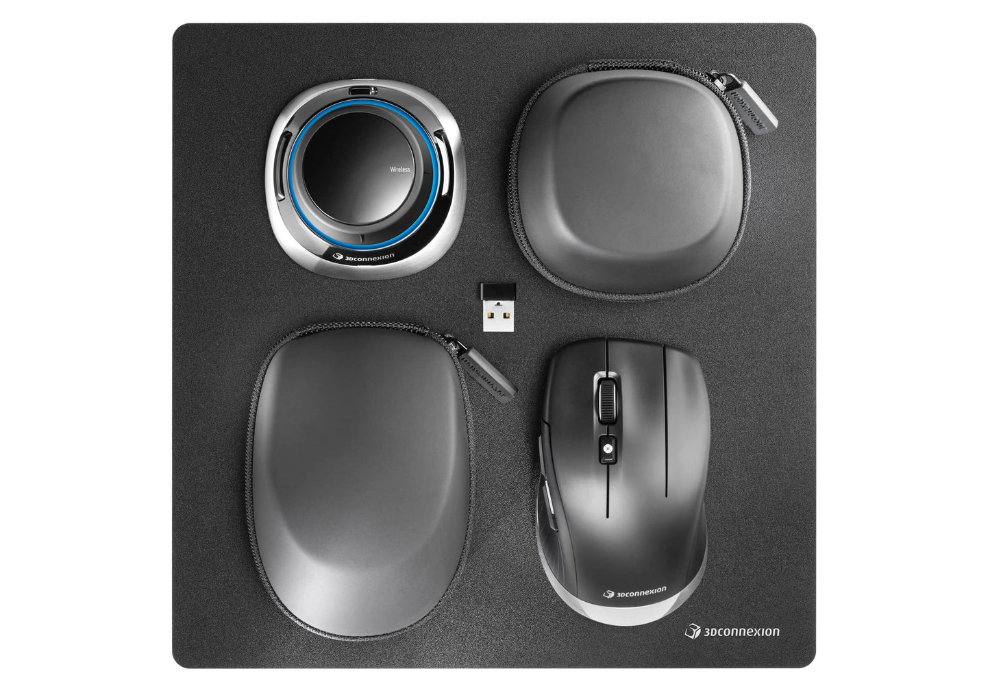 3Dconnexion SpaceMouse Wireless Kit 2 (Mobile CAD Solution) - Matte Black