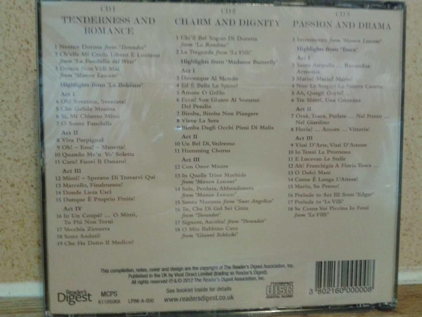 Puccini A Celebration CD Best of (Boxset)