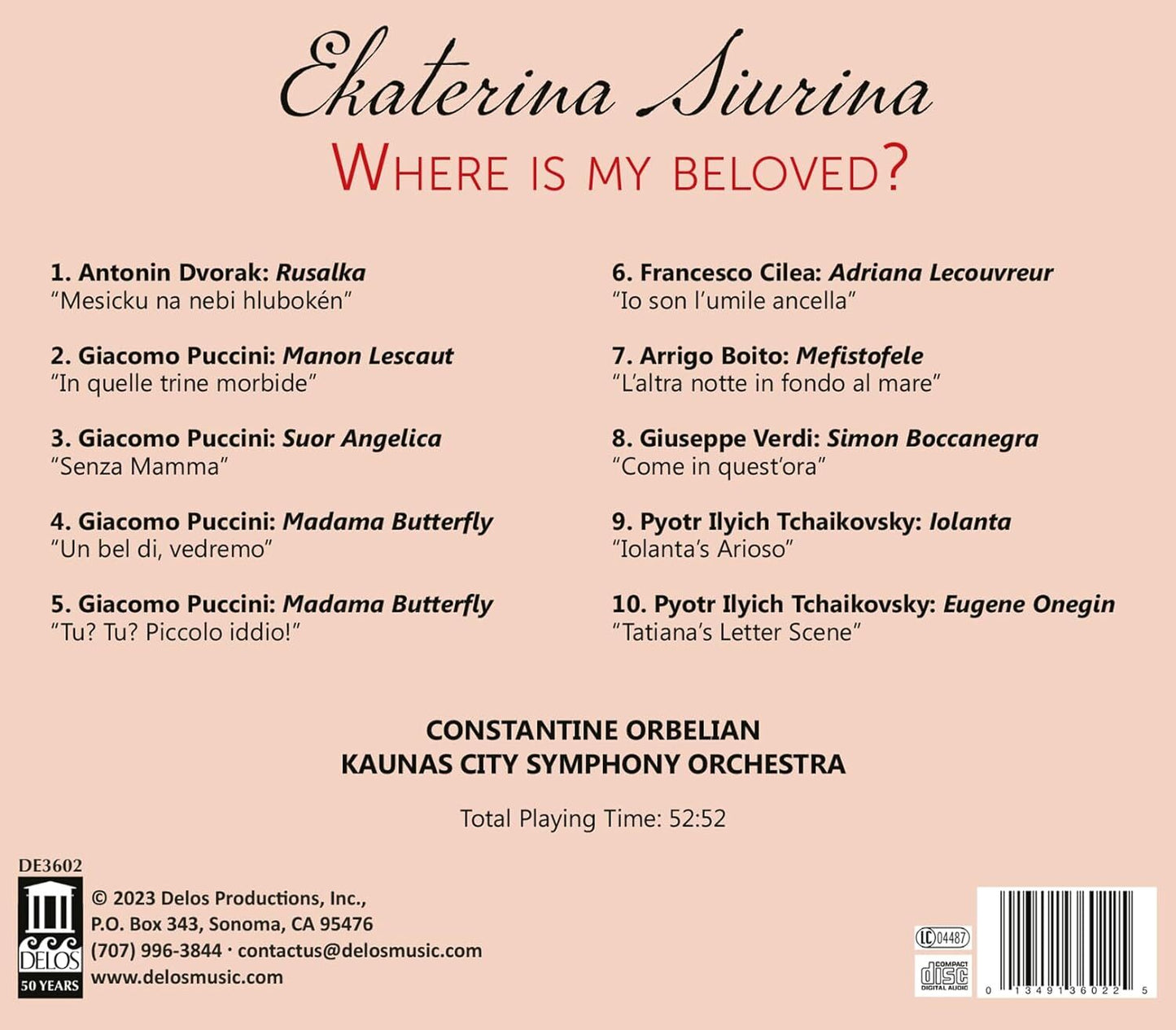 Ekaterina Siurina: Where Is My Beloved?