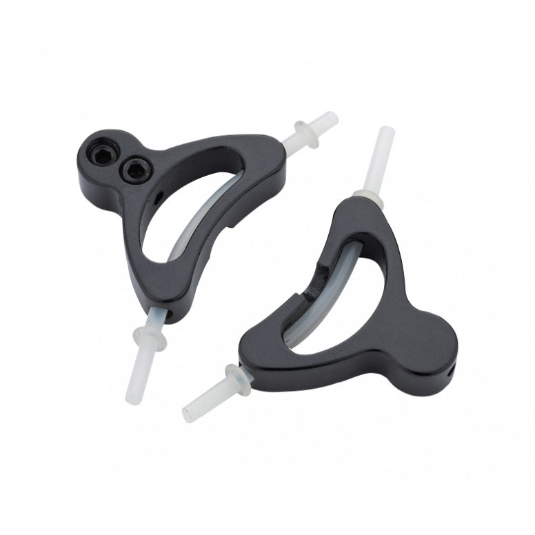Jagwire Straddle Cable Carrier Alloy Black 2Pc