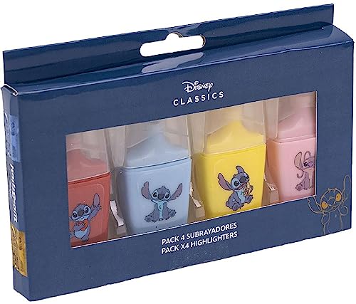 STITCH - Pack of 4 Stitch Highlighters