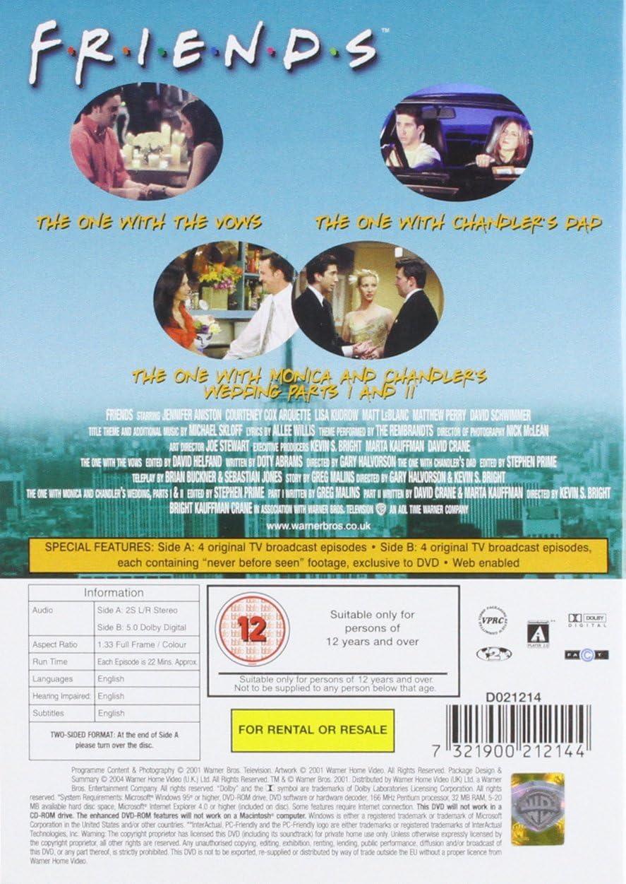 Friends, Series 7 - Episodes 21-23
