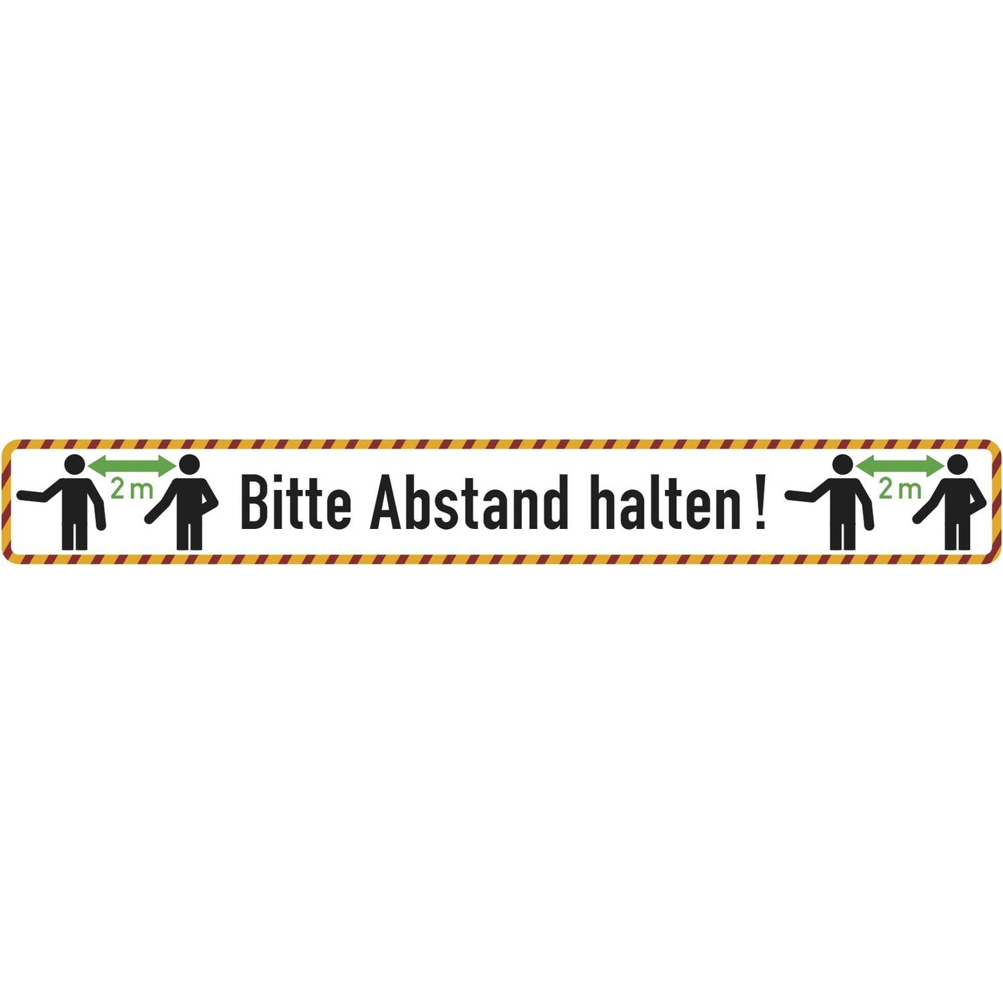 SafetyMarking® Hinweisaufkleber Bitte Abstand hal