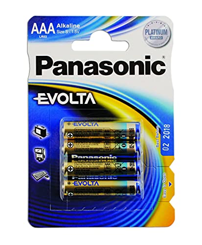 PANASONIC - Piles Alcaline Evolta AAA-LR03 X 4 - B