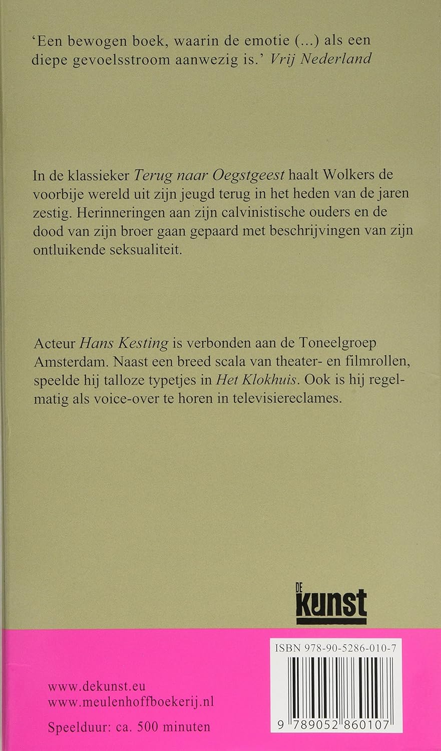 Terug Naar Oegstgeest (Luisterboek)