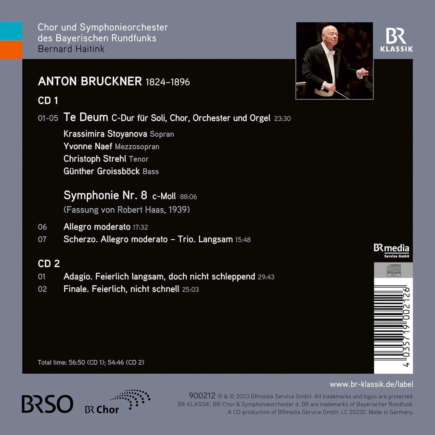Bruckner: Symphonie Nr. 8/Te Deum