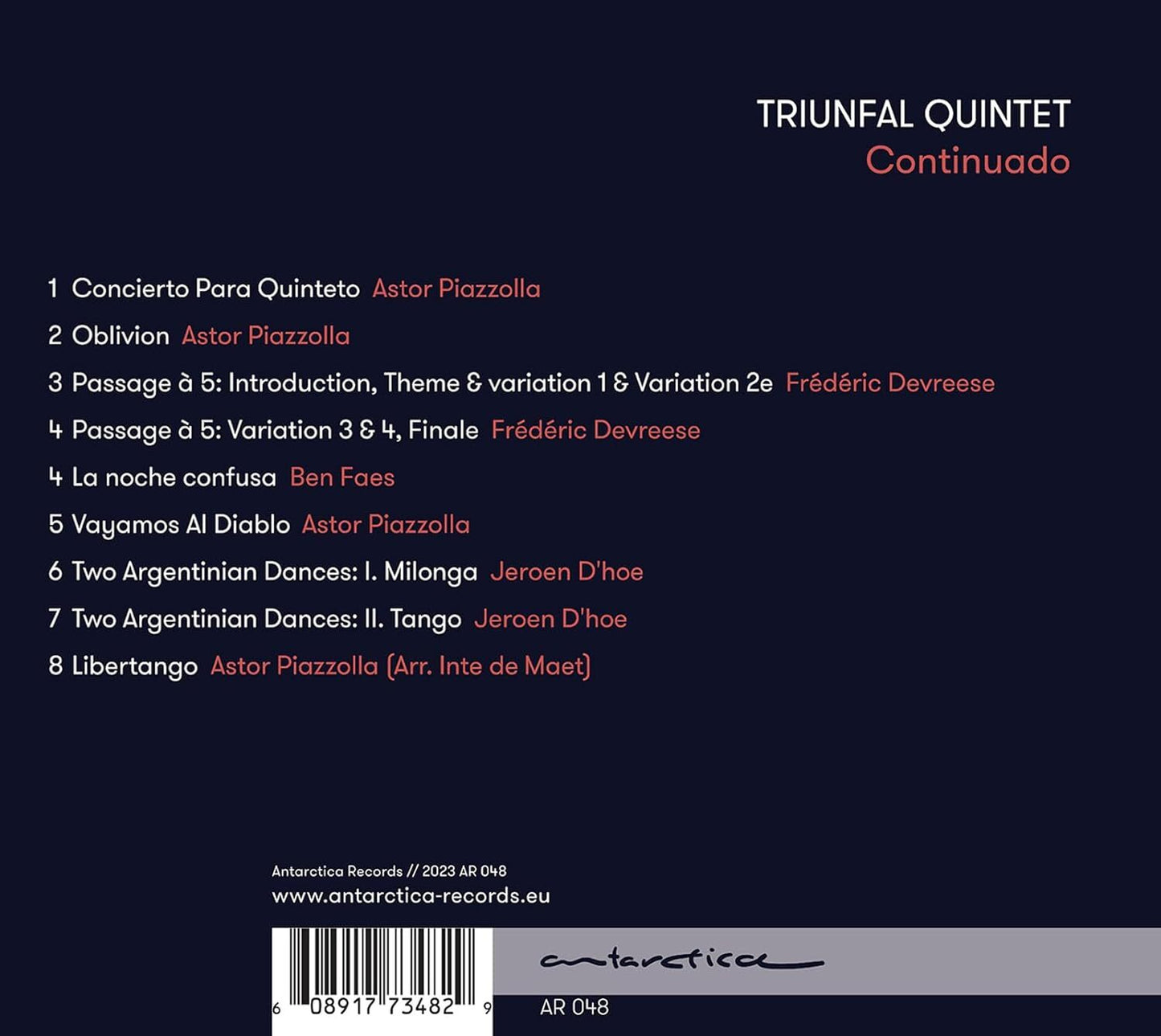 Triunfal Quintet: Continuado