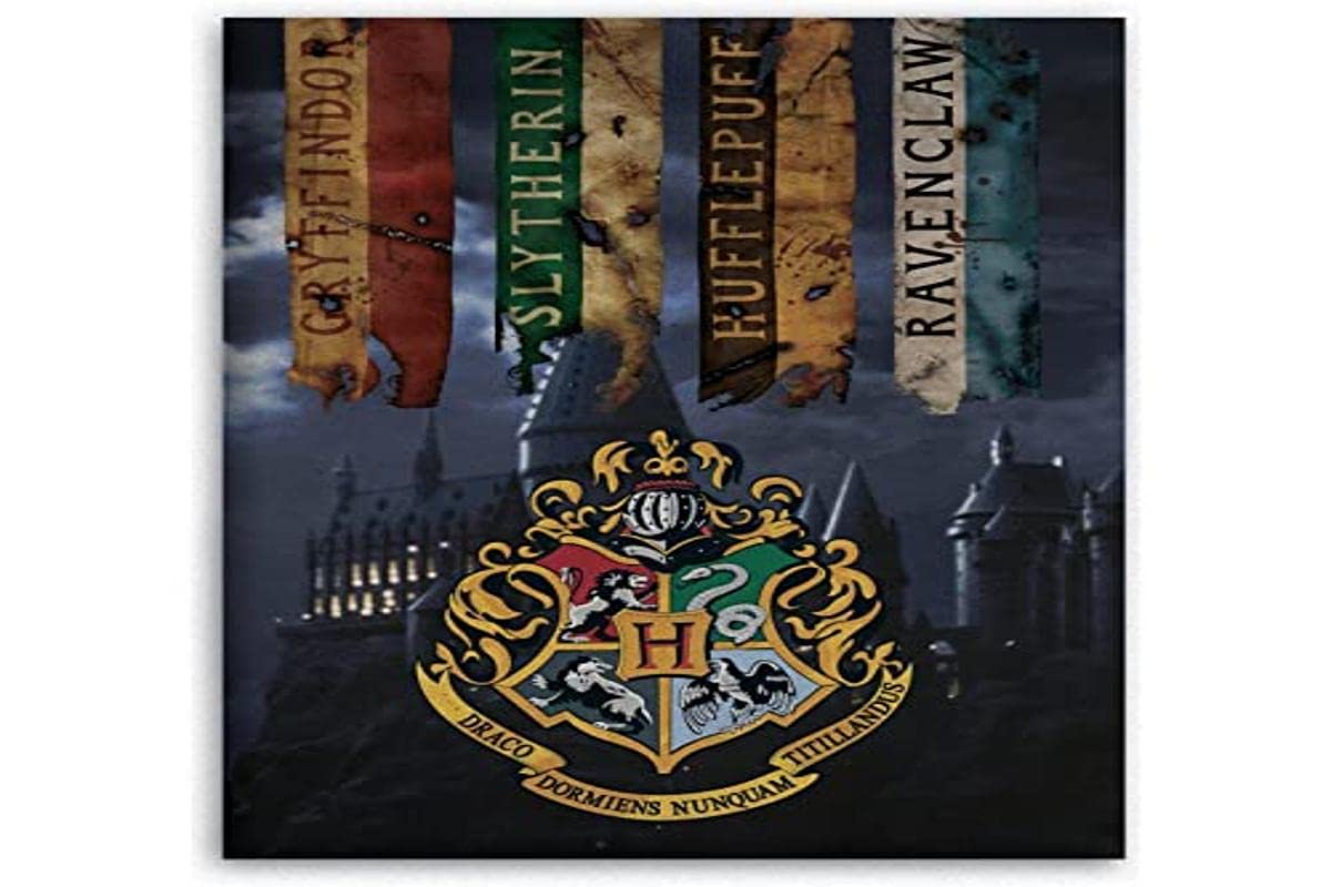 HARRY POTTER - Crest - Polar Plaid 100% Microfiber