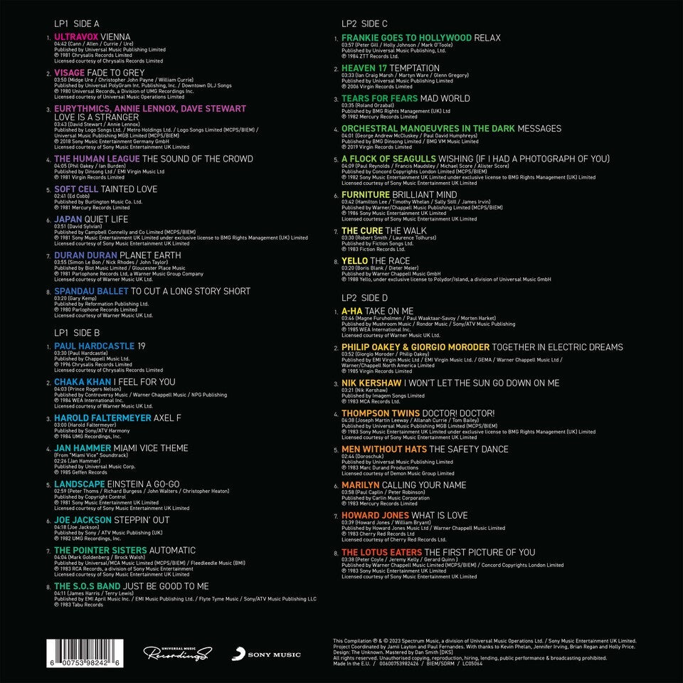 The 80s Synth Pop Album