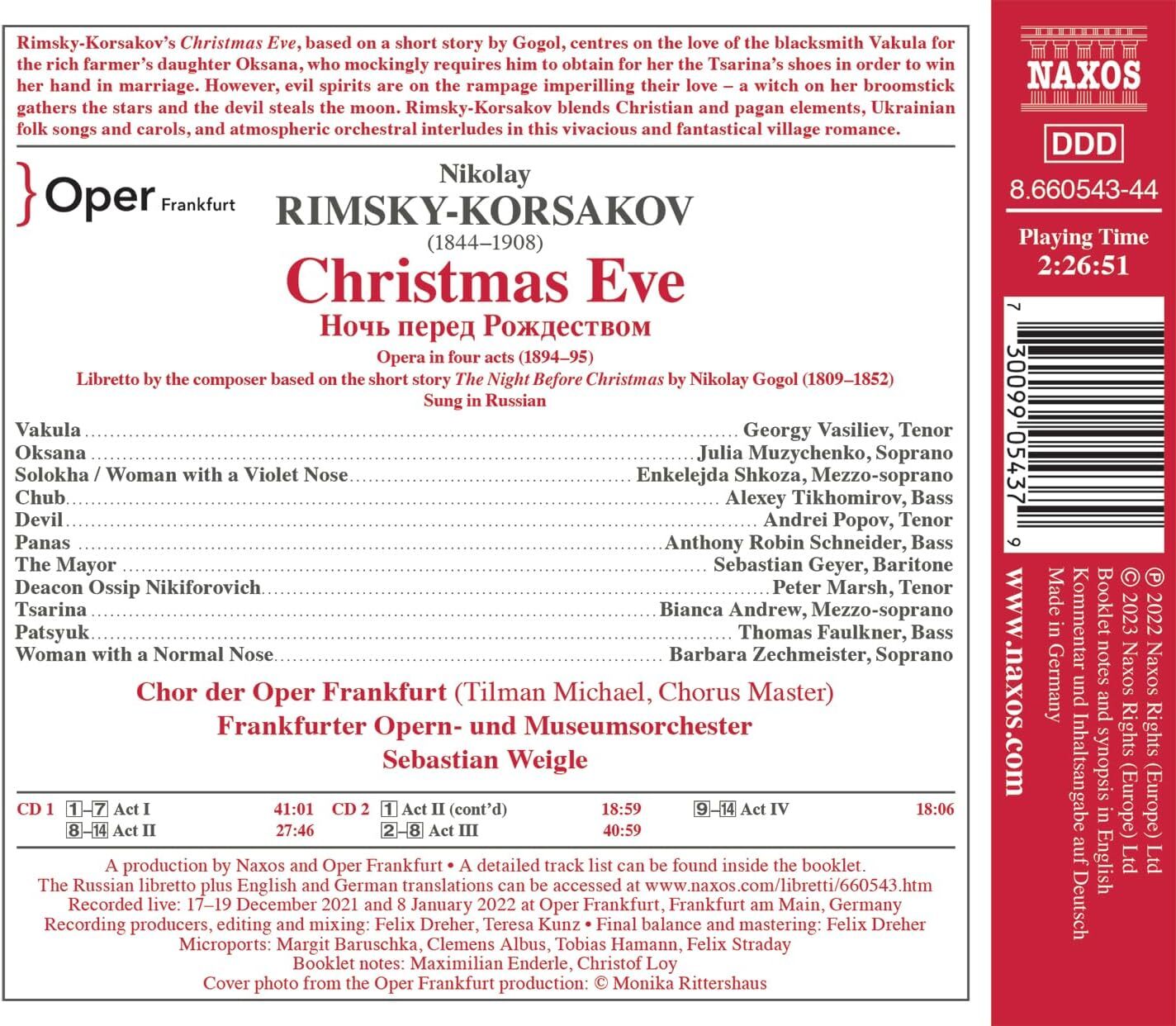 Nikolay Rimsky-Korsakov: Christmas Eve