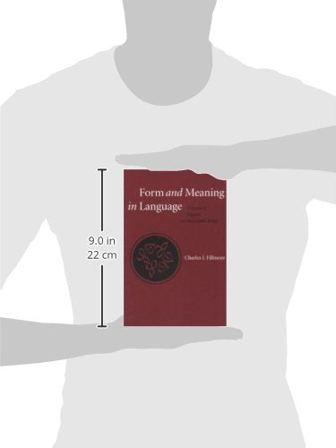 Form and Meaning in Language