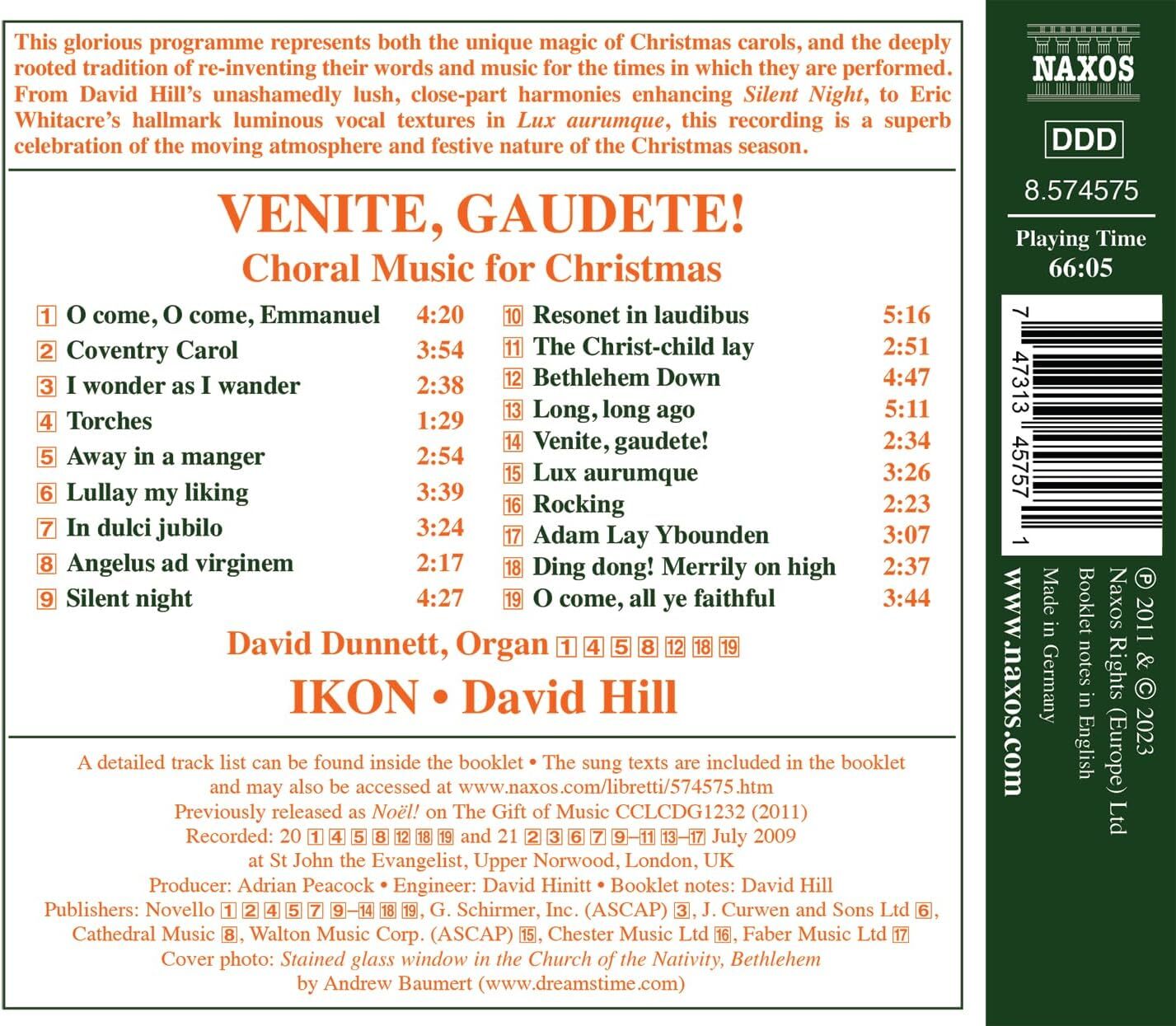 Venite, Gaudete!: Choral Music for Christmas