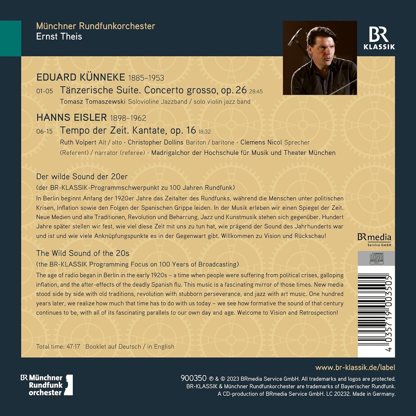 Hanns Eisler/Eduard Künneke: Der Wilde Sound Der 20er - 1929