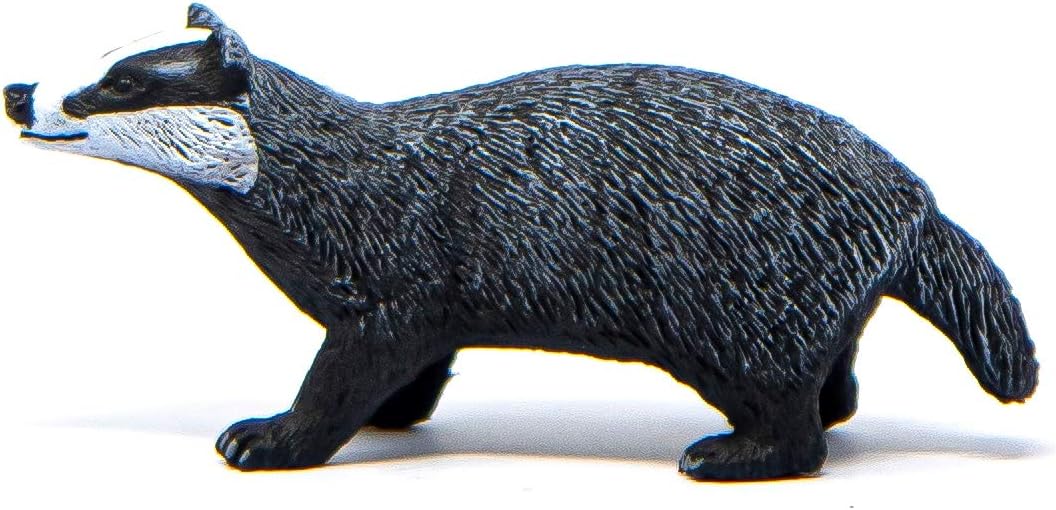 schleich 14842 Dachs, ab 3 Jahren, WILD LIFE - Spielfigur, 8 x 2 x 3 cm