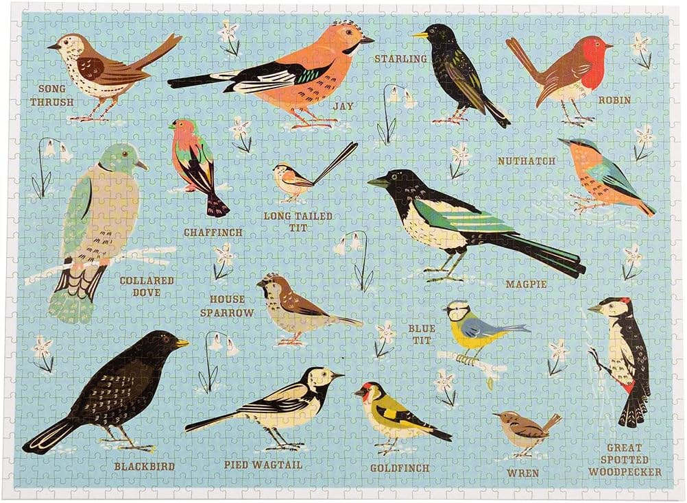 Garden Birds 1000 Piece Puzzle