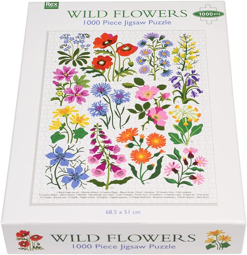 Wild Flowers 1000 Piece Puzzle