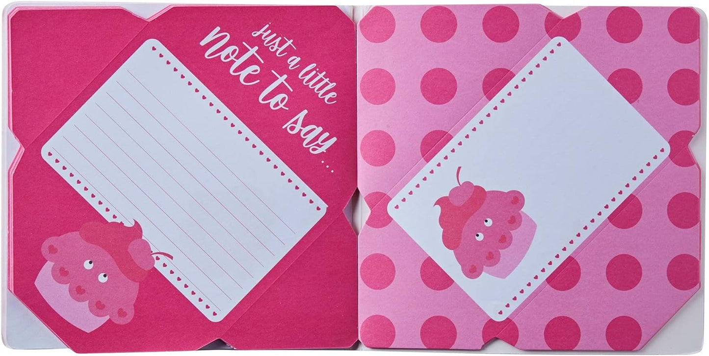 Tinc Fold & Send Letters Envelopes Set | Letter Writing Set for Loved Ones to Say Hello | Pink