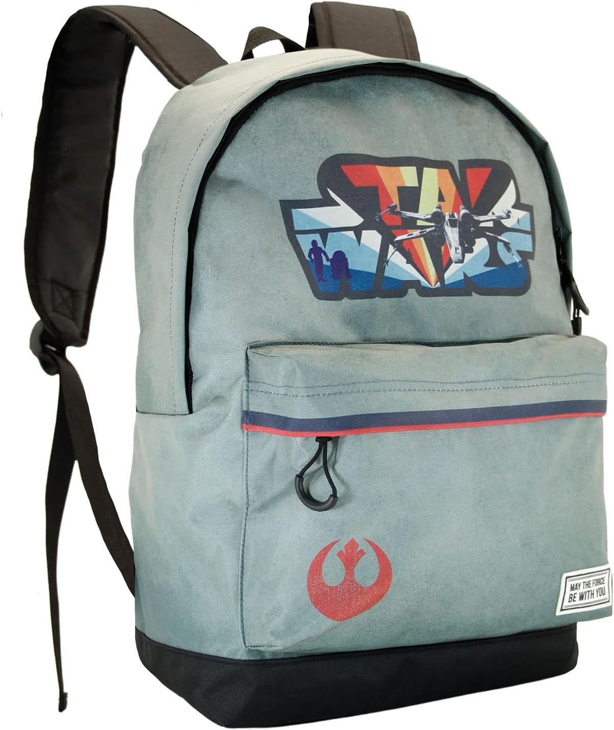 Star Wars Vintage-Fan HS Backpack, Grey, 18 x 30 x 43 cm, Capacity 22 L