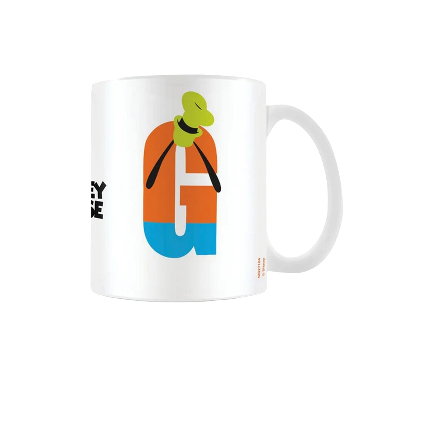 Disney Alphabet Personalised Mug (G for Goofy Design) 11oz Ceramic Coffee Mug in Presentation Disney Gift Box - Official Merchandise