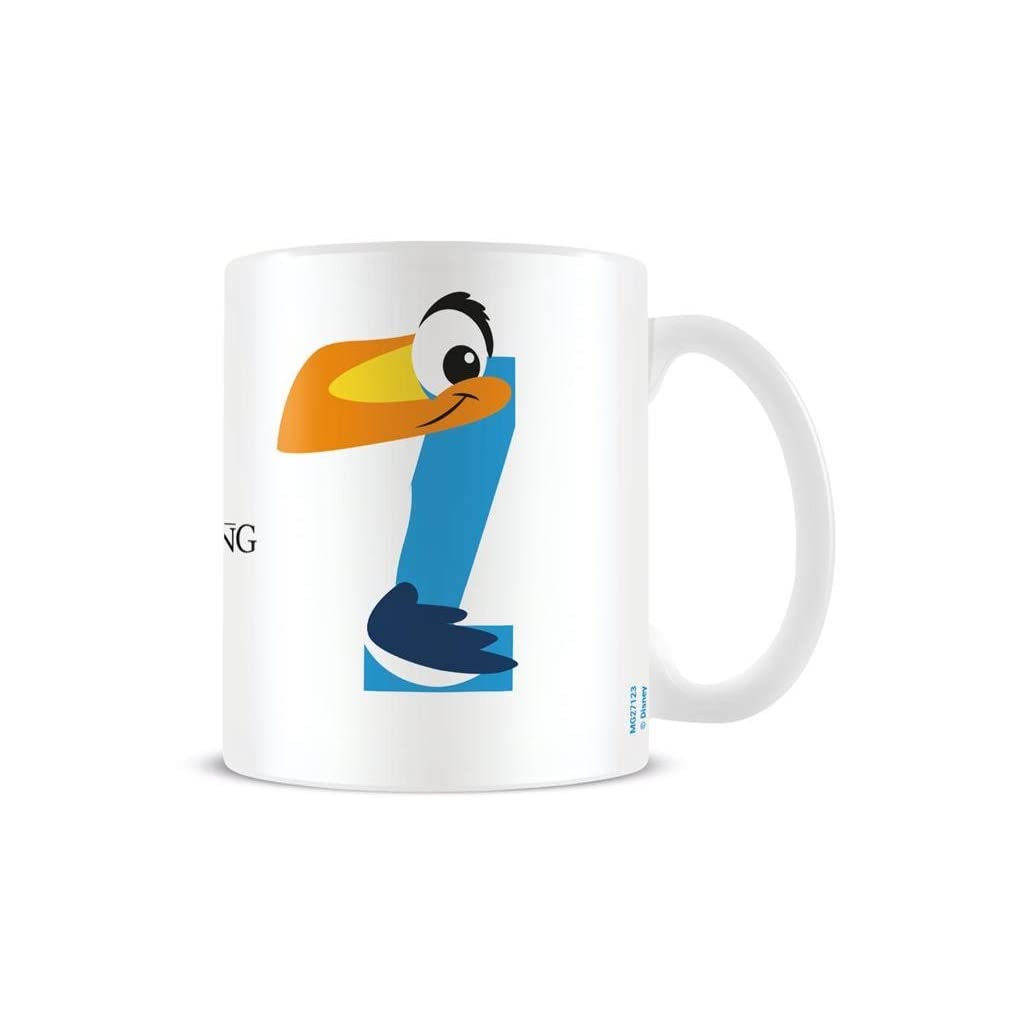 Disney Alphabet Personalised Mug (Z for Zazu Design) 11oz Ceramic Coffee Mug in Presentation Disney Gift Box - Official Merchandise