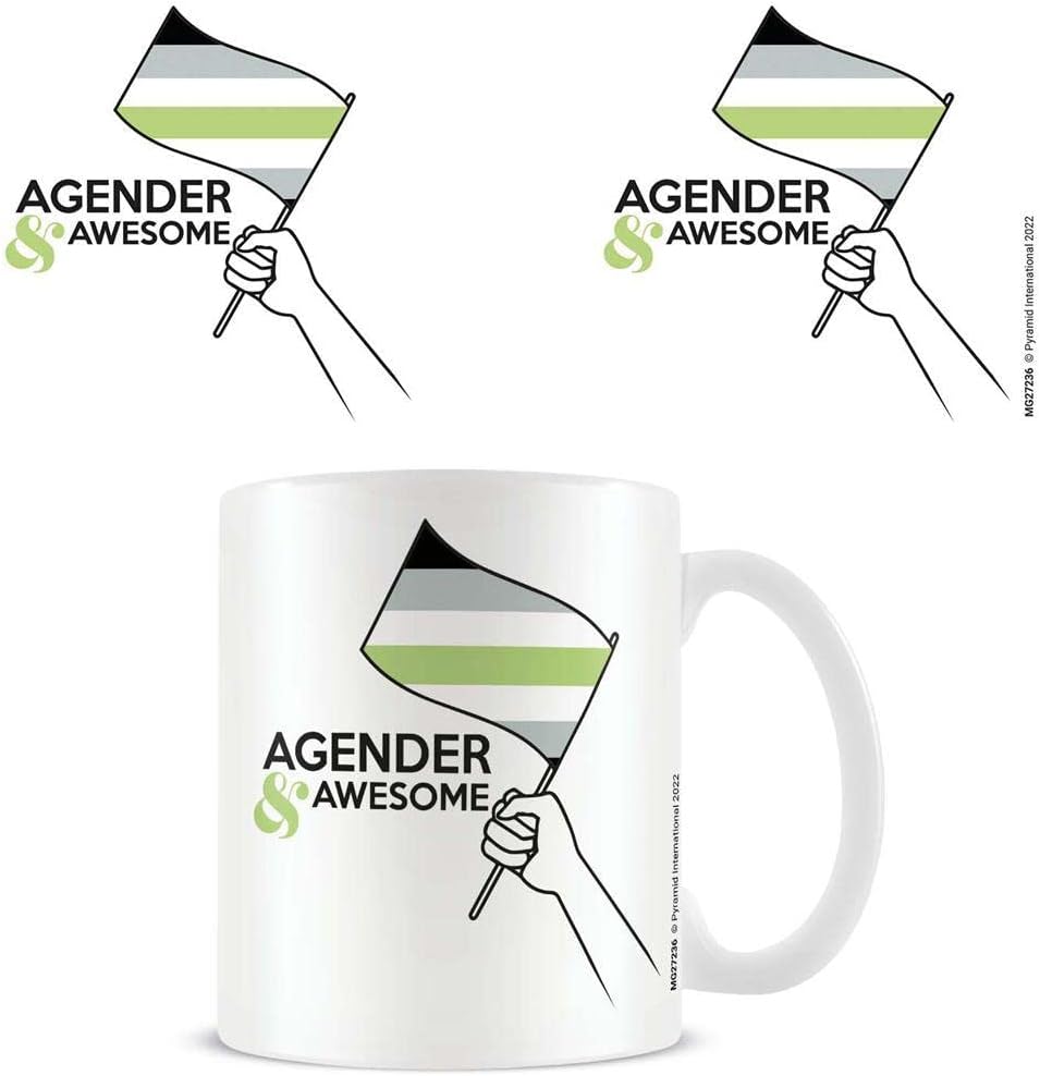 Pyramid International Agender Mug One Size White/Black/Green