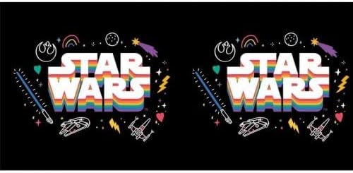 Star Wars Mug (Pride Logo Design) in Presentation Gift Box - Official Merchandise One Size Black