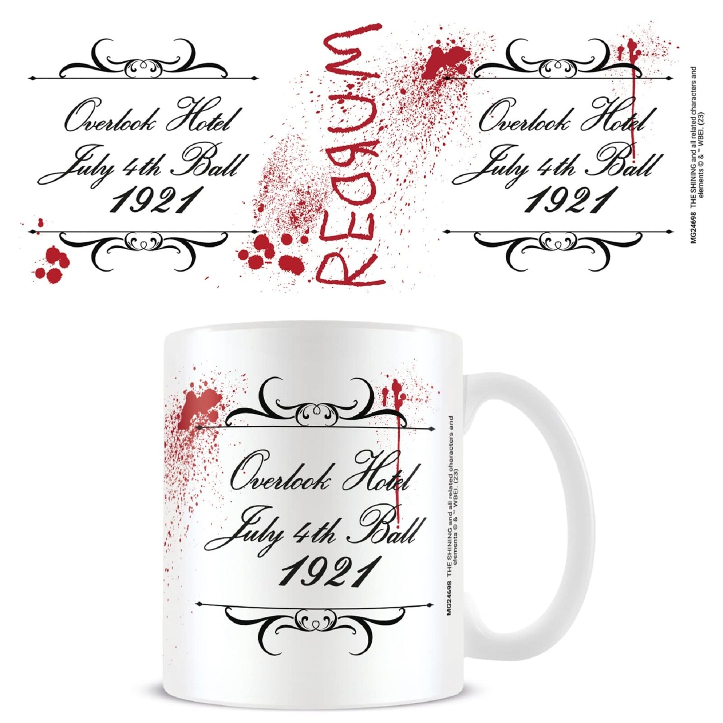 Pyramid International The Shining Mug (Overlook Hotel Ball Design) 11oz Ceramic Coffee Mug, Coffee Mugs for Women and Men - Official Merchandise