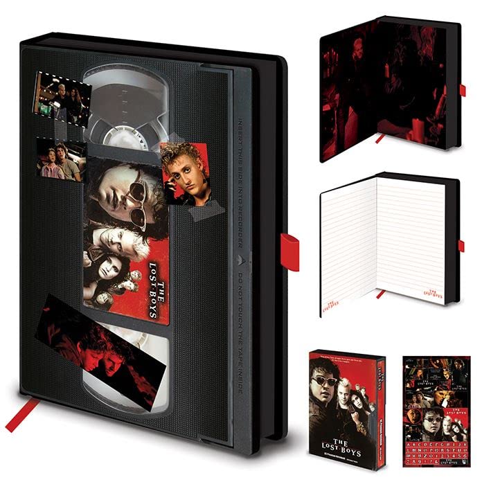 Pyramid International The Lost Boys Notebook with Retro VHS Design Cover in Presentation Gift Box - Official Merchandise (39831740BD)