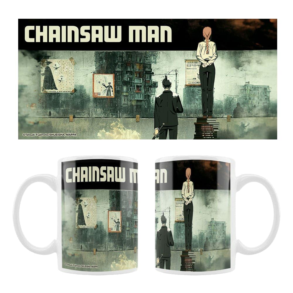 Crunchyroll - Chainsaw Man - Motif: AKI & Makima - Mug/Mug 320 ml - Original & Licensed