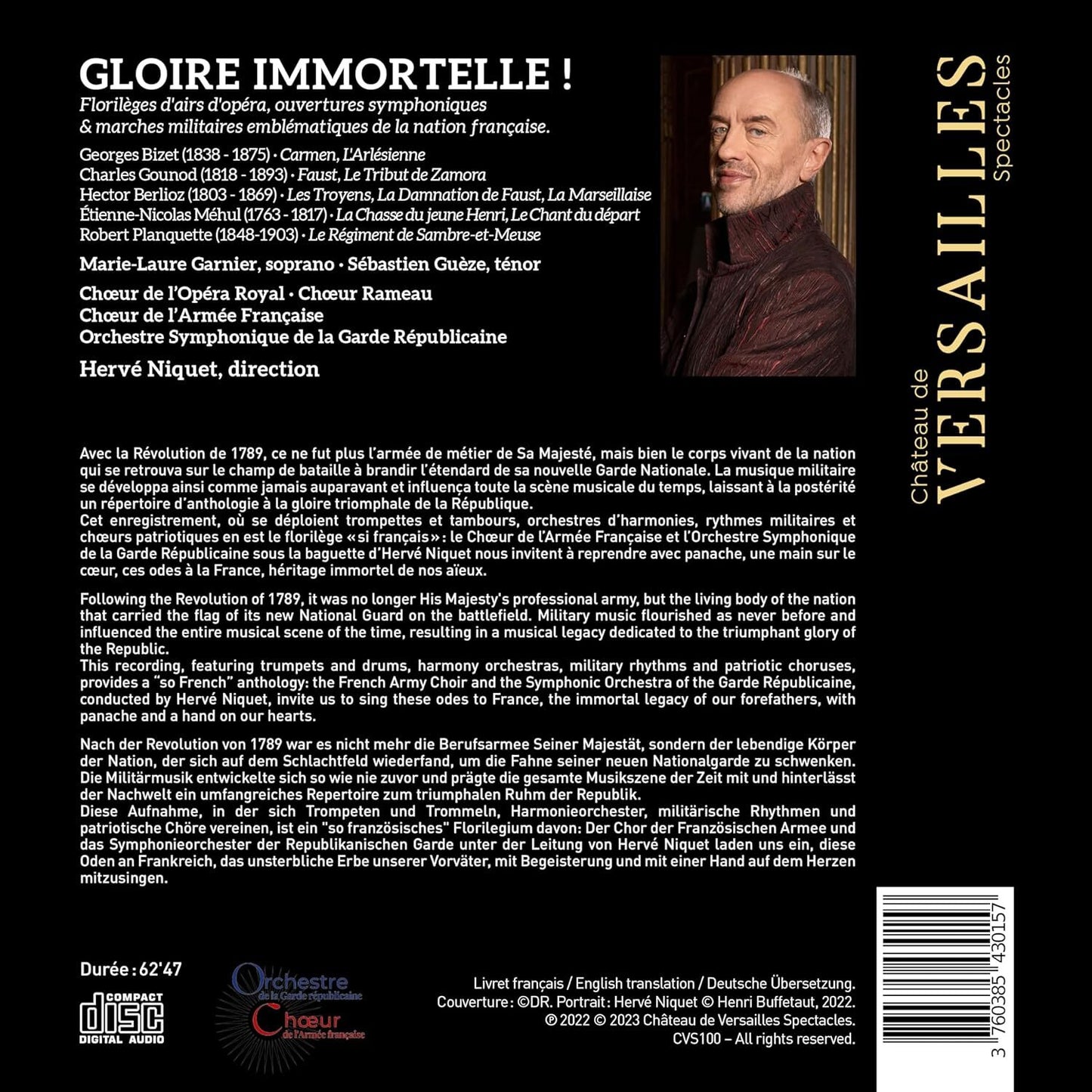 Gloire Immortelle!