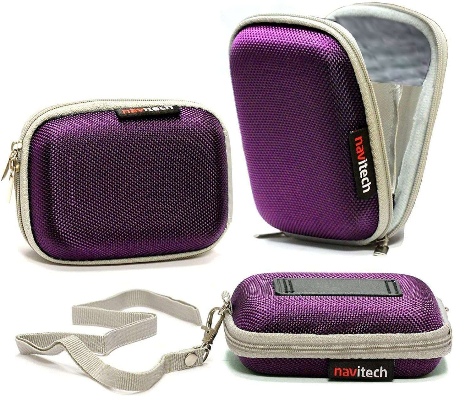 Navitech Purple Camera Case For NIKICAM 2.7K Camera