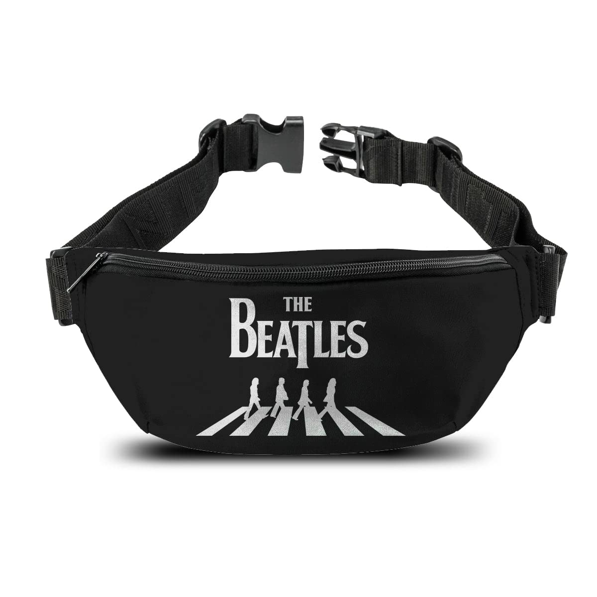 Rocksax The Beatles Bum Bag - Abbey Road B/W - 23cm x 18cm x 5cm - Officially Licensed Merchandise
