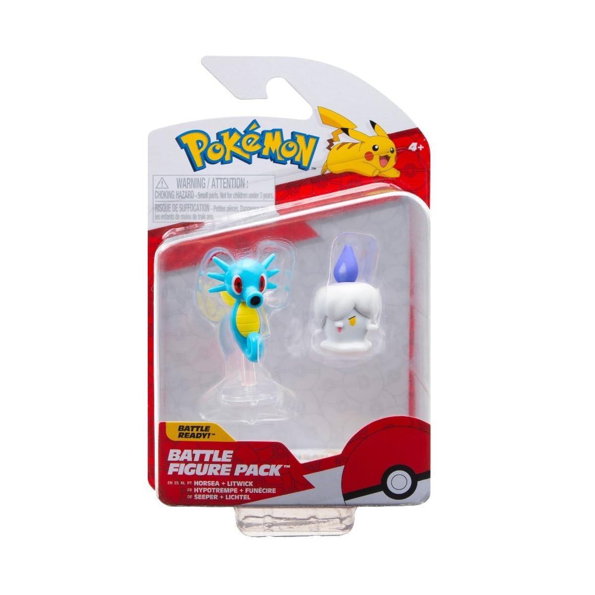 Pokémon Battle Figure 2 Pack (Litwick & Horsea) W15
