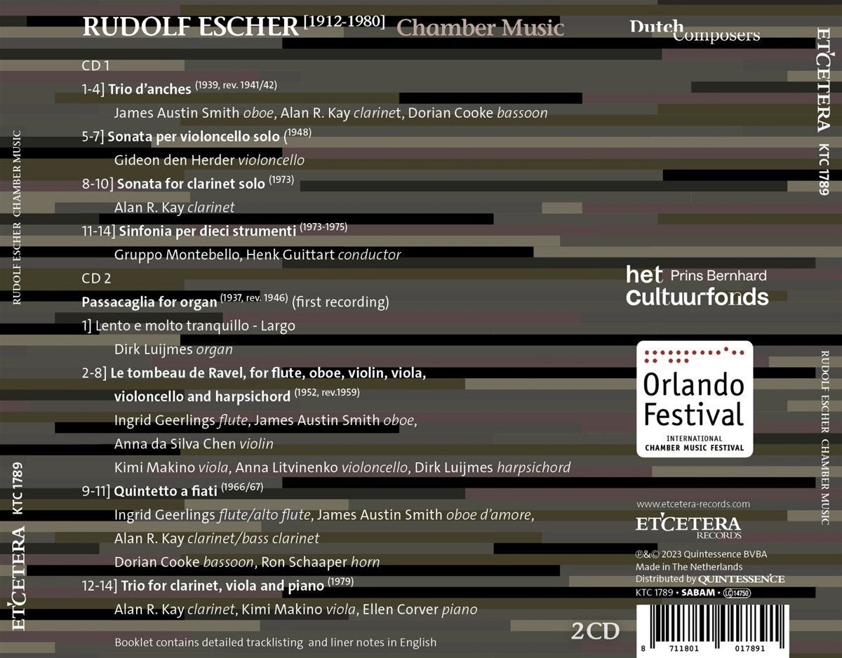 Rudolf Escher: Chamber Music