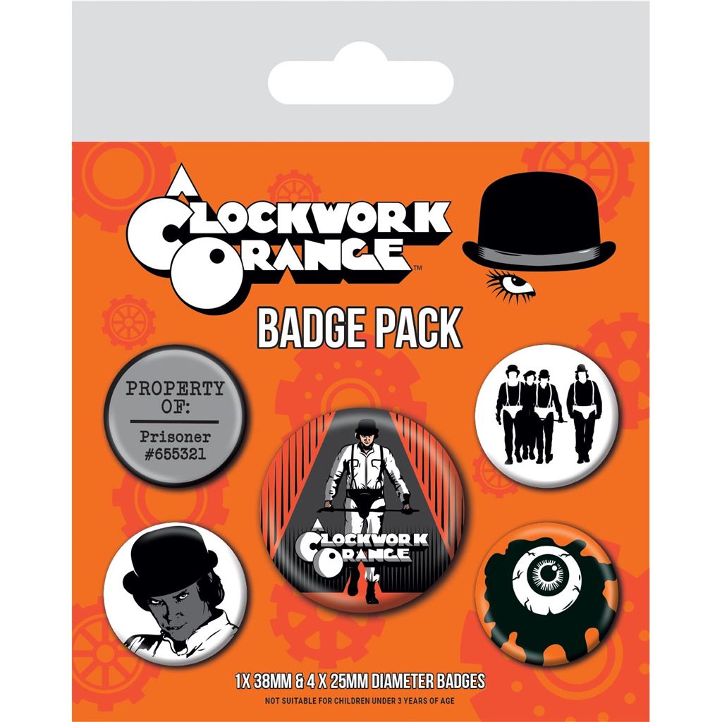 A CLOCKWORK ORANGE (ULTRA VIOLENCE) BADGE PACK