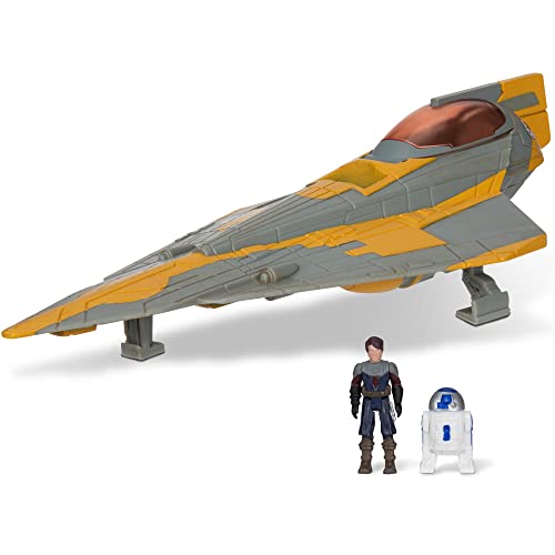 Toys - Star Wars - Micro Galaxy Squadron - 5`` Anakin Skywalker`s Jedi Starfighter /Toys