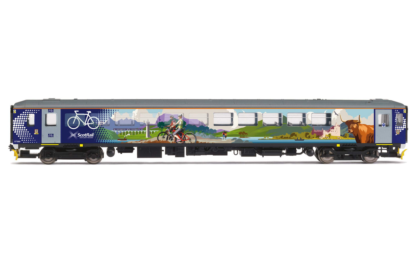 Hornby R30071 ScotRail Class 153-Livery TBA Locomotive, Blue