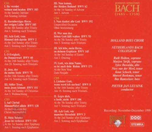 Bach Edition 12/Cantatas 6 (Box)