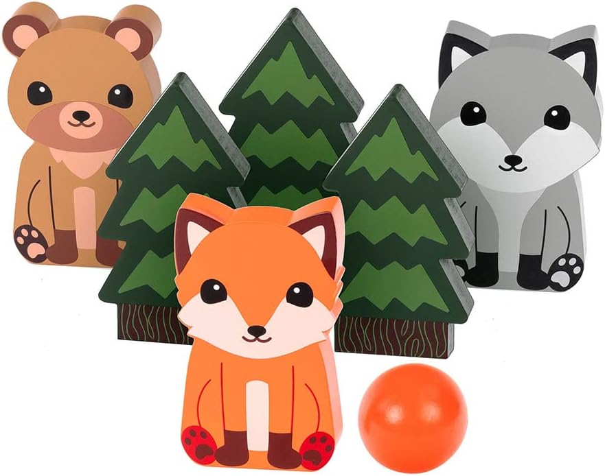 Professor Puzzle | Forest Skittles | Board Game | Ages 4+ | 2+ Players