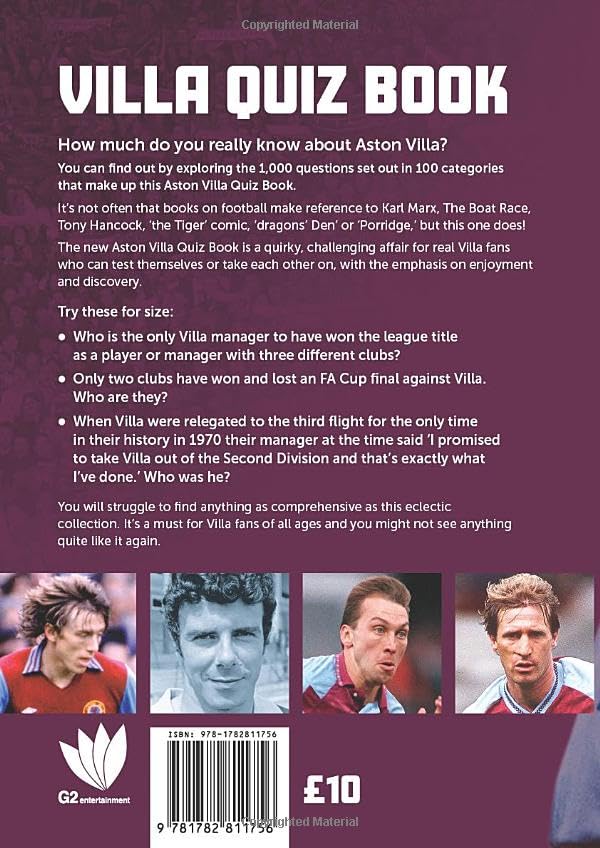 Aston Villa FC Quiz Book