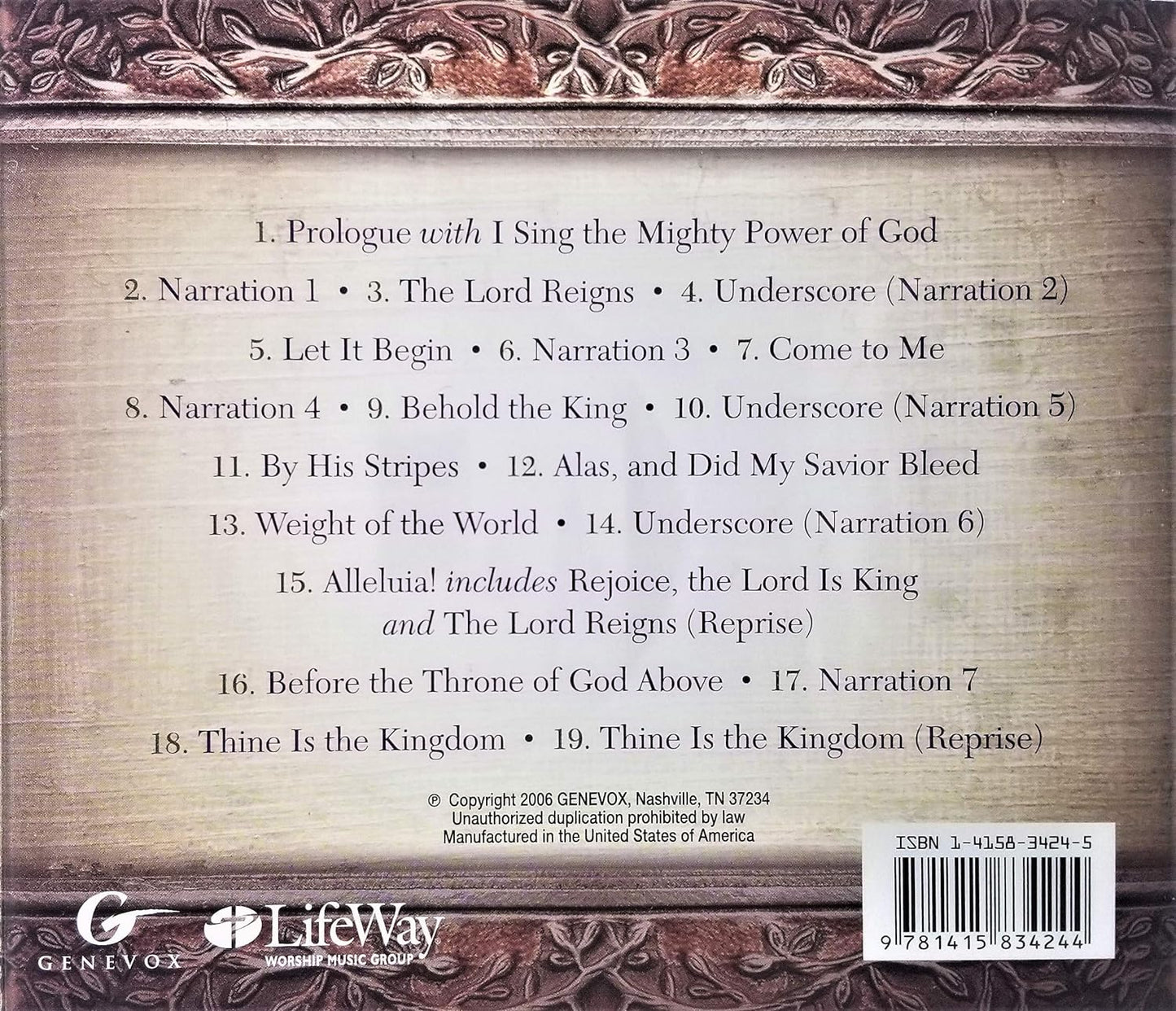 Thine Is the Kingdom Listening CD