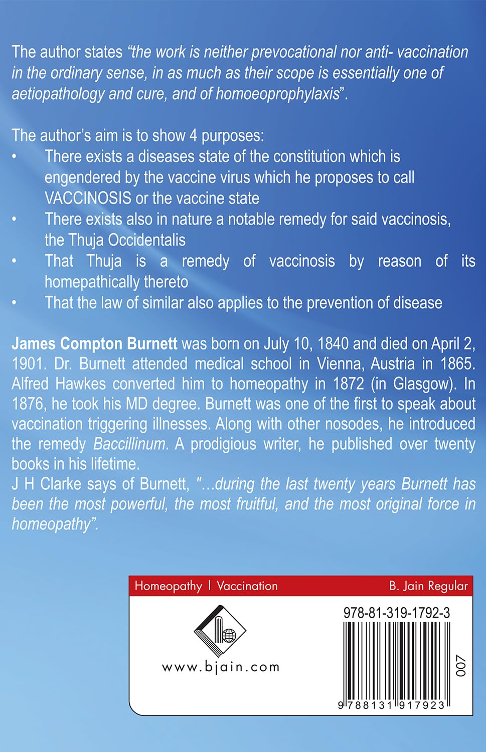 Vaccinosis & its Cure by Thuja