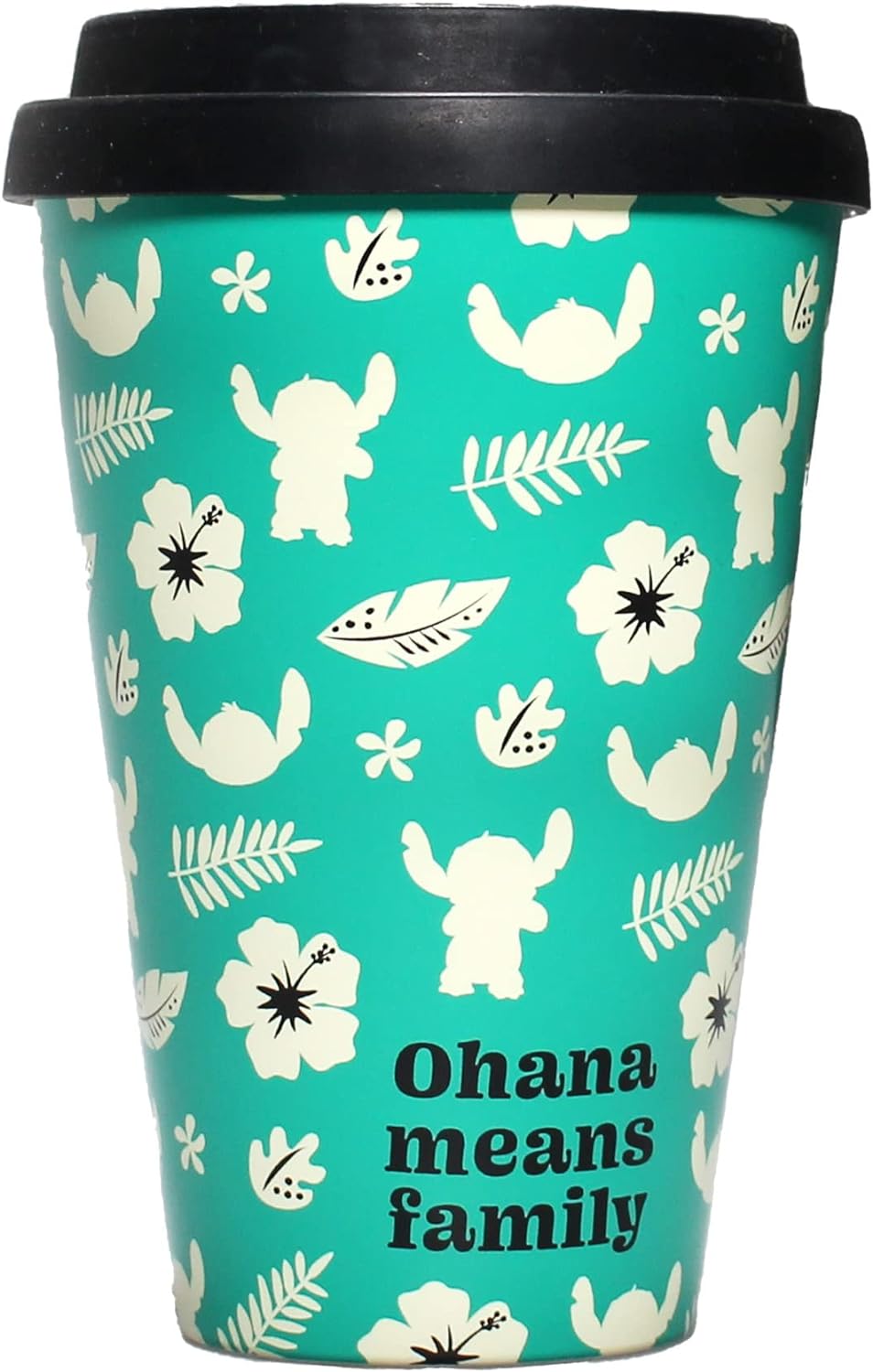 Half Moon Bay - Disney Lilo and Stitch Travel Mug - RPET Recycled - 400ml - Takeaway Coffee Cups Reusable - Leakproof Coffee Travel Mug - Tea Travel Mug - Stitch Travel Mug