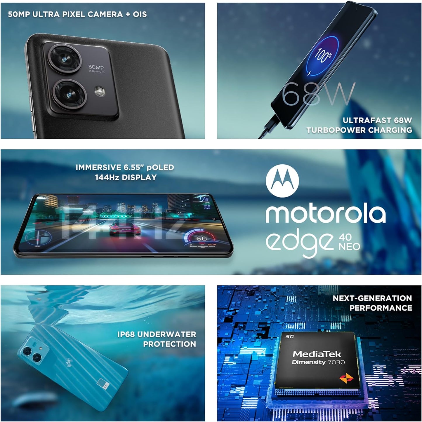 Motorola Moto Edge 40 Neo 12+256 - Black