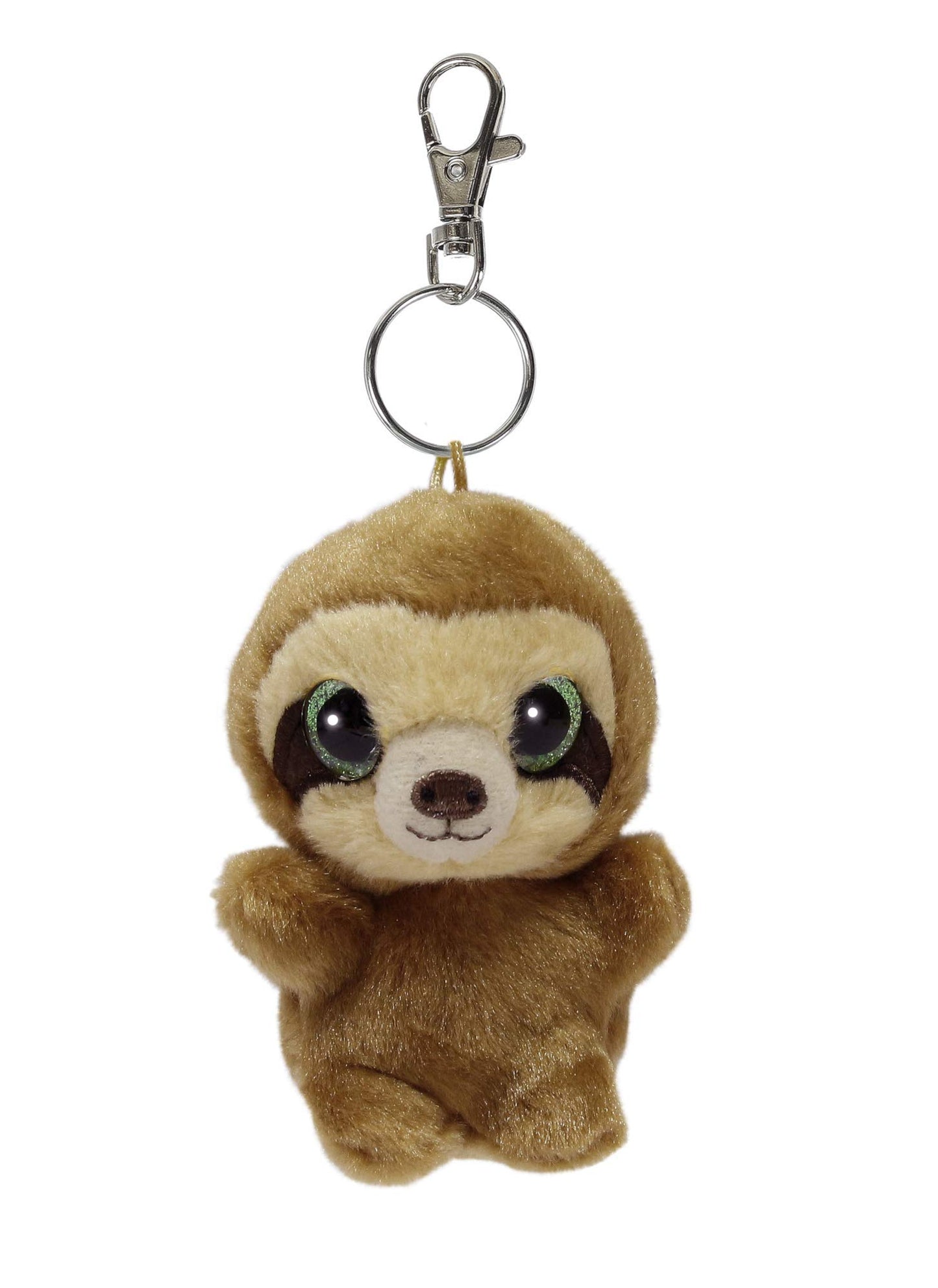 Aurora World 61151 Slo Sloth Keychain, Brown
