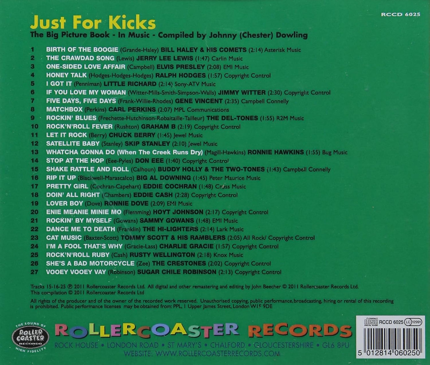 Just For Kicks of The Big Picture Book - In Music