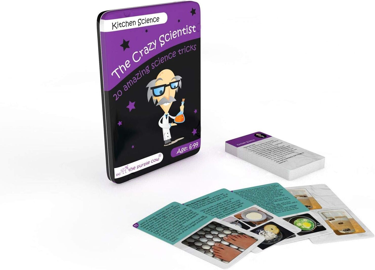 The Purple Cow Crazy Scientist Kitchen Science Activity Set The Purple Cow Crazy Scientist Kitchen Science Activity Card Set